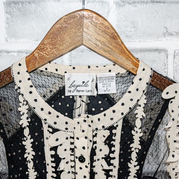 Beguile By Byron Lars Women's Lasercut sheath pencil Dress size 0 - Picture 3 of 11